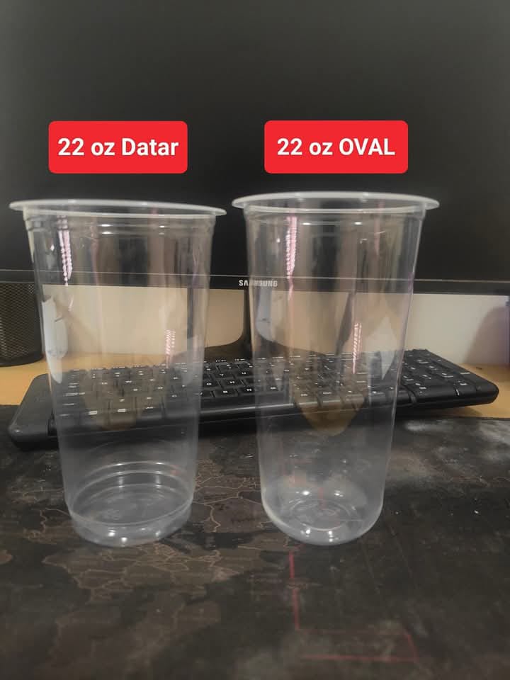 cup datar 22oz - cup oval 22 oz