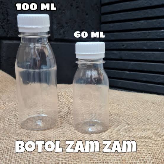 botol zam zam 100& 60ml