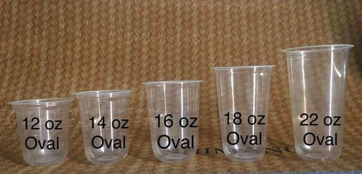 cup oval 12-22oz