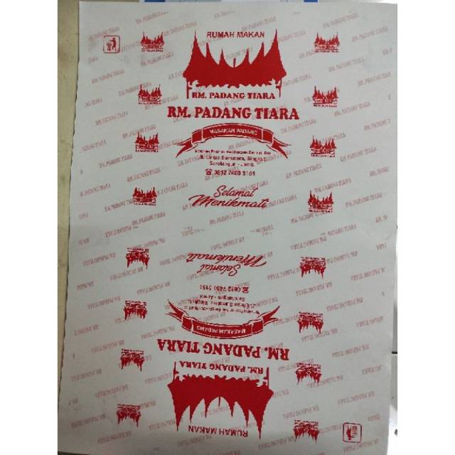 kertas nasi padang